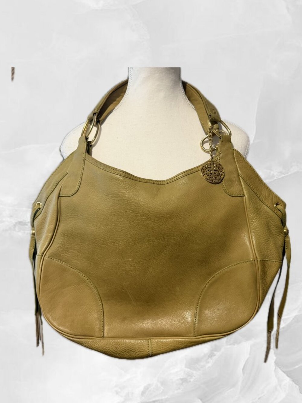 Vintage Leather Juicy Couture Mustard Leather Hobo Bag